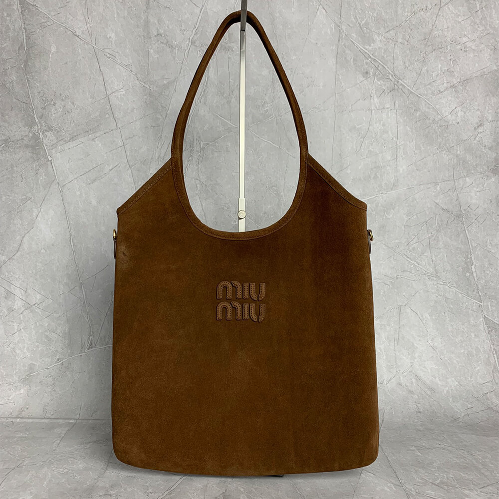 MIUMIU REGULAR IVY Suede bag(HIGH-END GRADE)