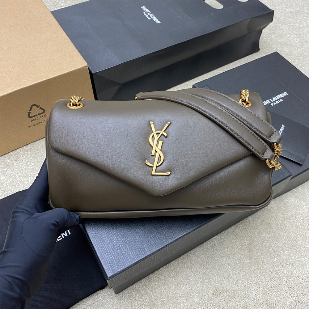 YSL calypso small in plunged lambskin