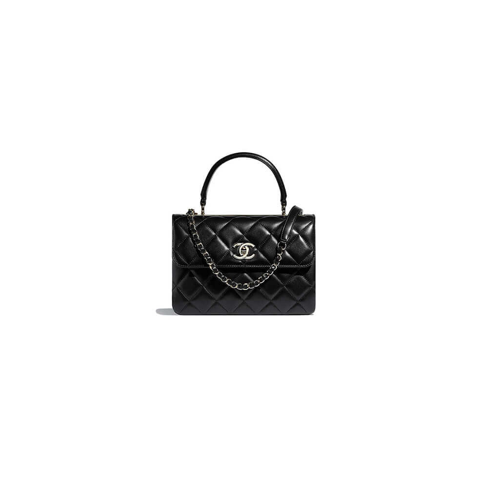 CHANEL FLAP BAG WITH TOP HANDLE(HIGH-END GRADE)