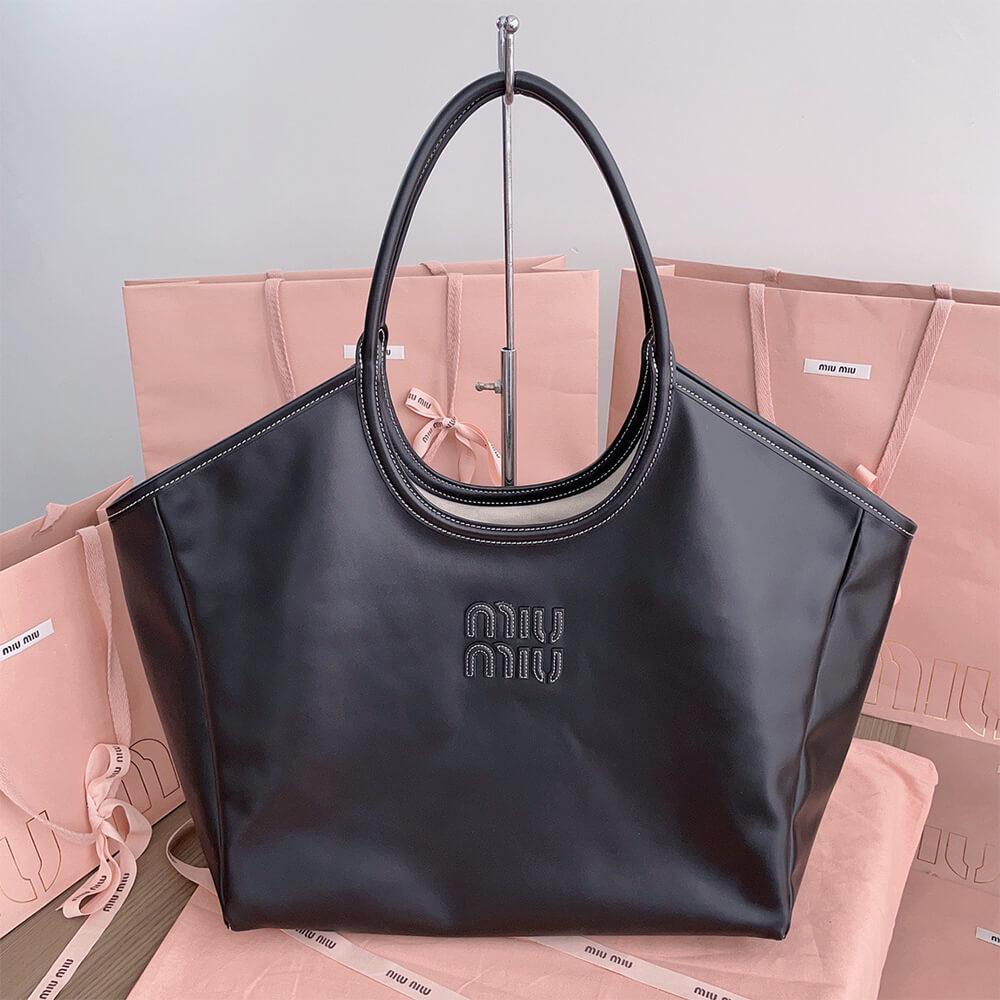 MIUMIU LARGE IVY LEATHER BAG(HIGH-END GRADE)